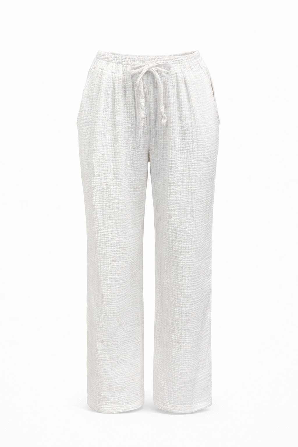 Pantalon Gaze de Coton blanc