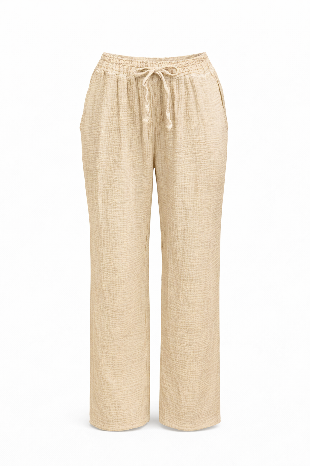 Pantalon Gaze de Coton beige