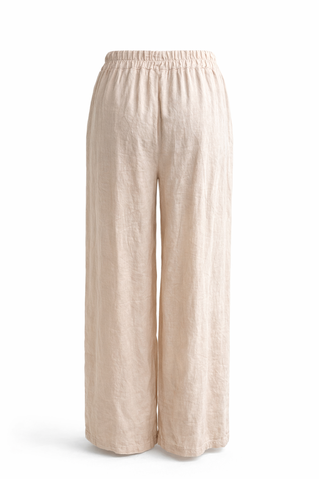 Pantalon fluide - Lin 100% naturel beige