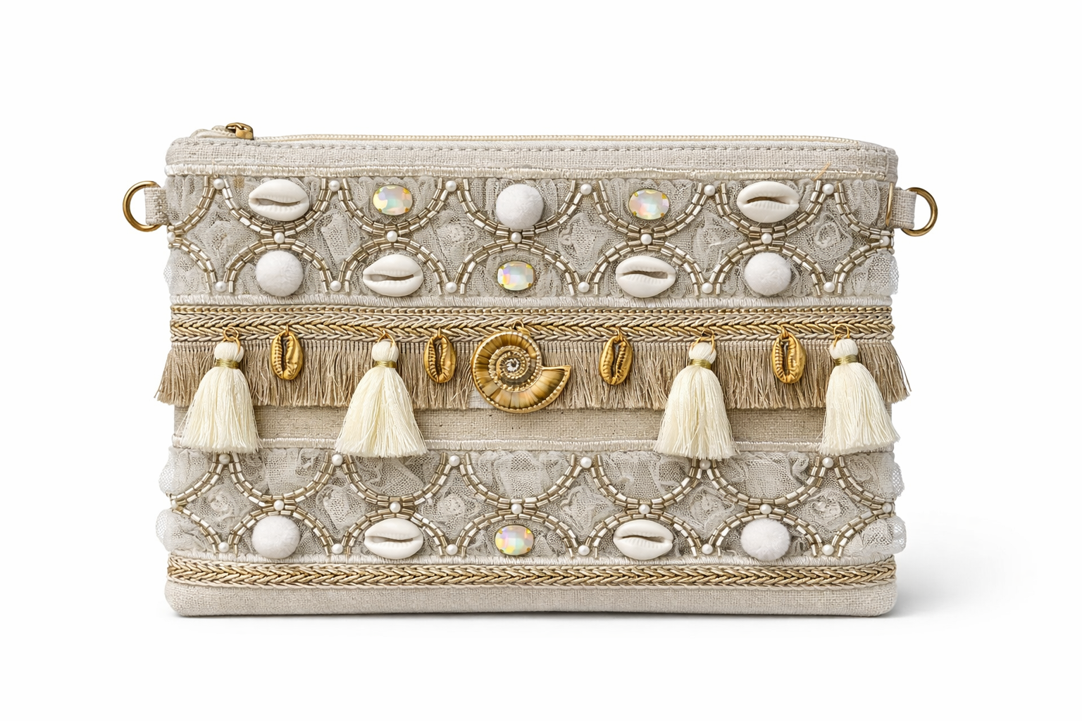 Pochette Bohème Coquillages 🐚