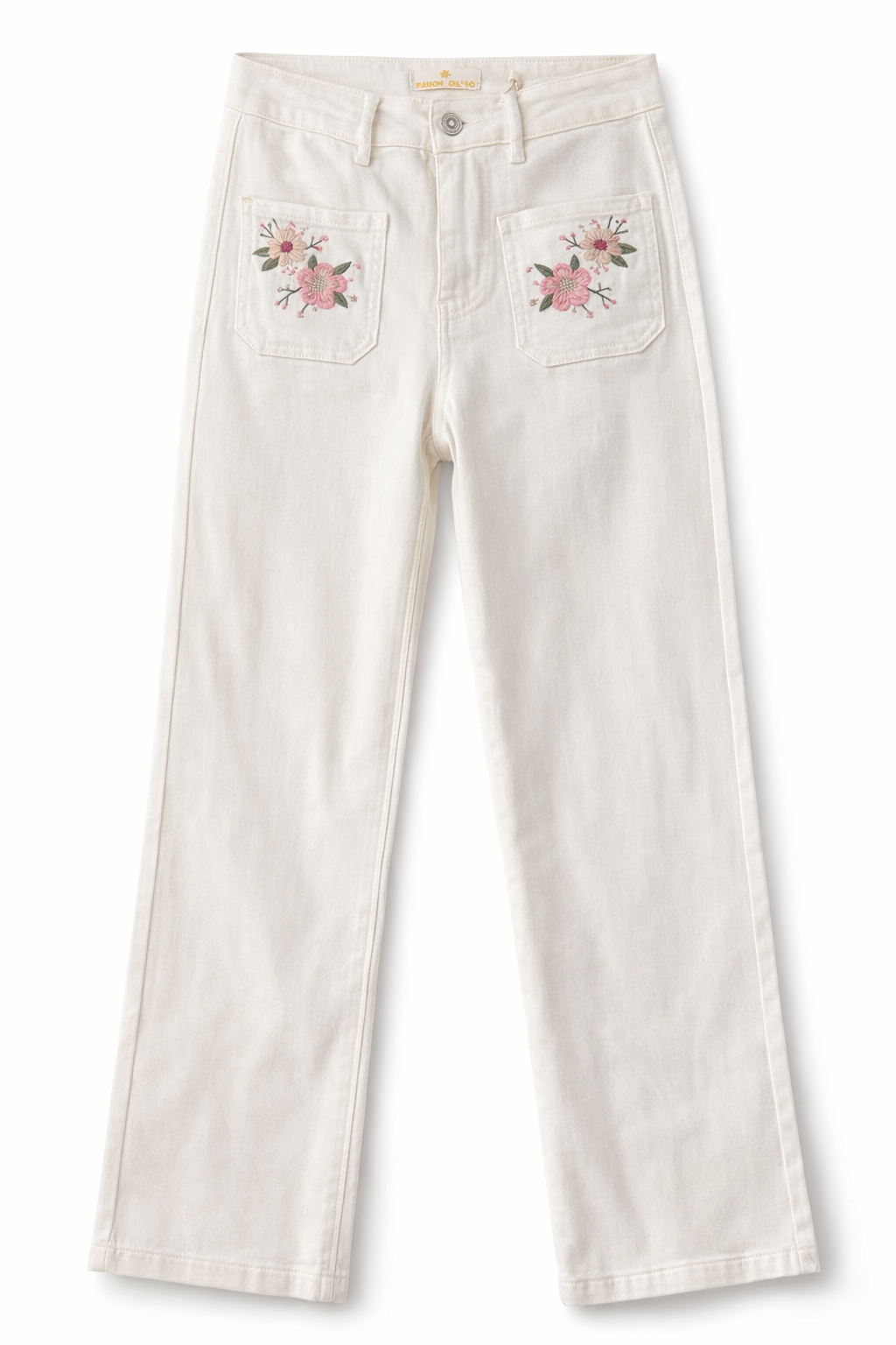 Pantalon Fleurs Rose 🌸